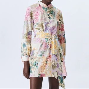 Zara Floral Print Dress